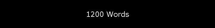 1200 Words